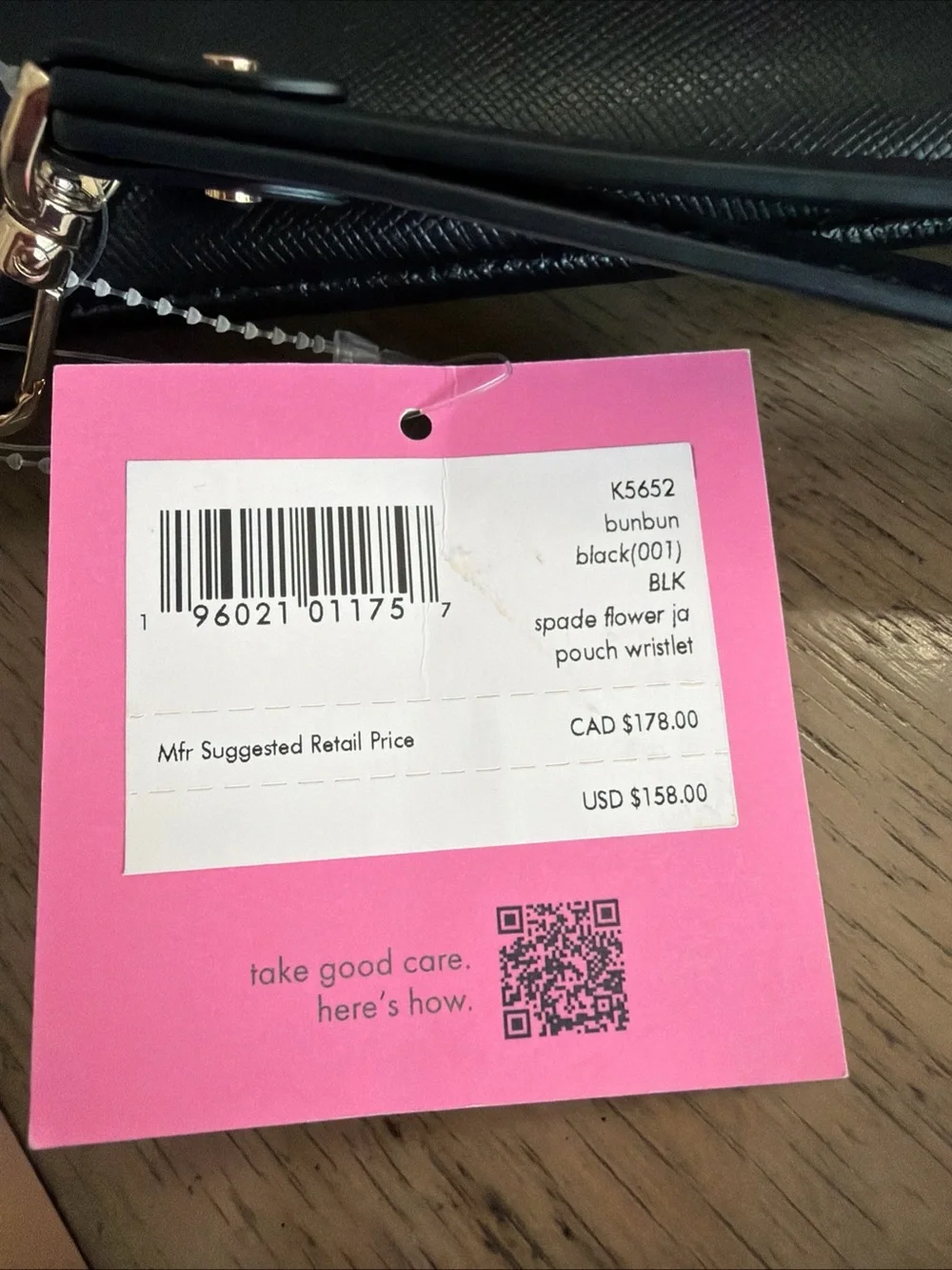 Kate Spade Bun Bun Bunny Pouch Wristlet K5652 NWT Bunny With Martini Glass